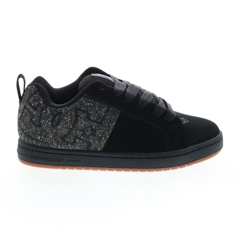 DC Mens Court Graffik SQ Black Shoes (NWOT)